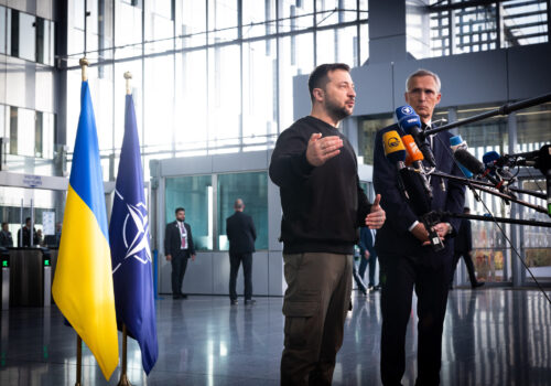 Zelensky Visits NATO's Headquarters - Brussels